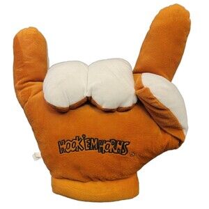 Texas Longhorns Hand Glove Plush NCAA Hook 'Em Horns Orange